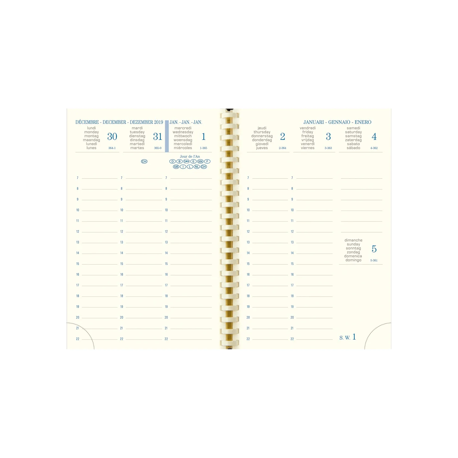 Agenda 2025-2026 EXACOMPTA SAD 13S - 9 x 13 cm - 1 semaine sur 2 pages - Orientation verticale - Linicolor orange