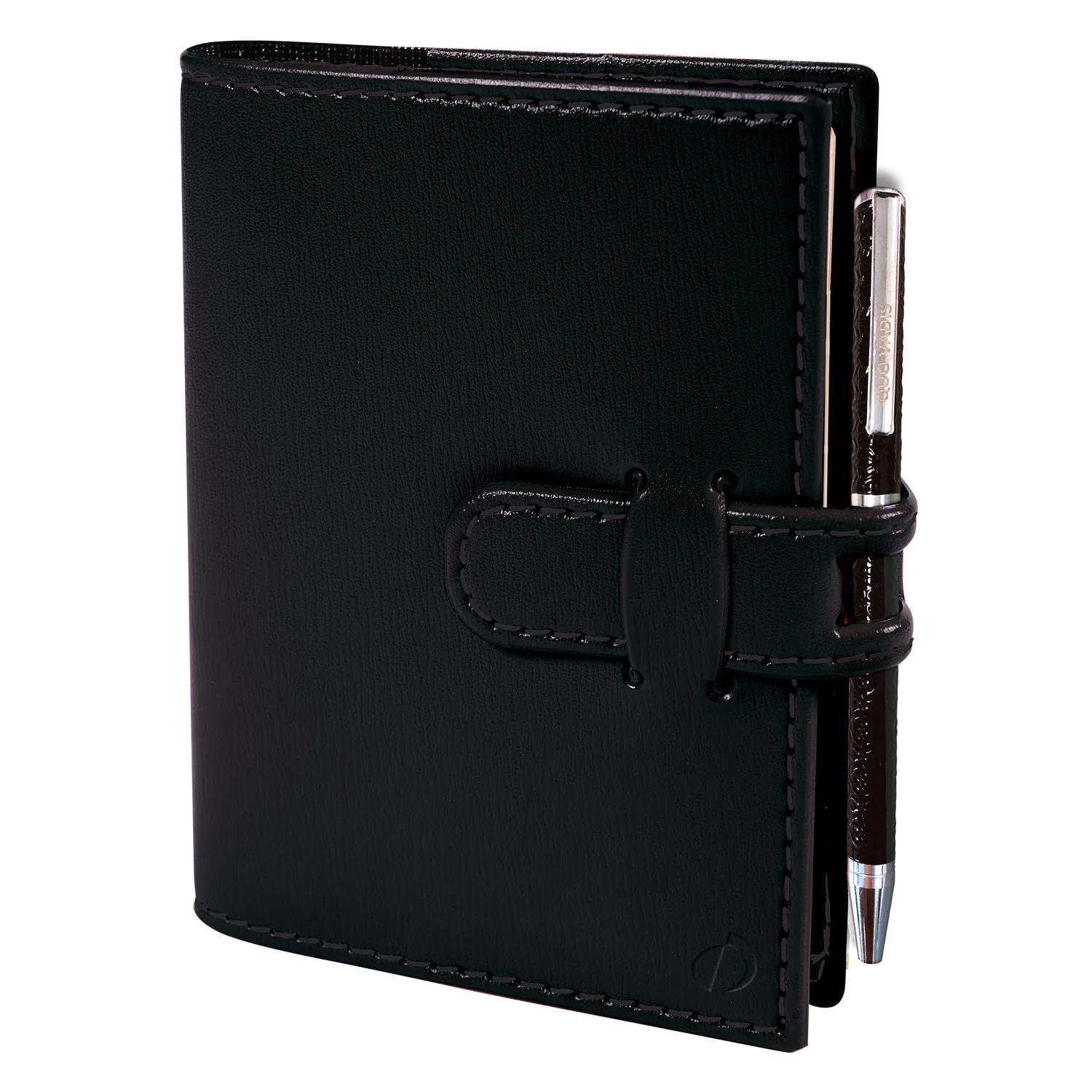 Agenda 2026 QUO VADIS Mini 2 Days - 7 x 10 cm - 2 jours par page - Orientation horizontale - Soho noir
