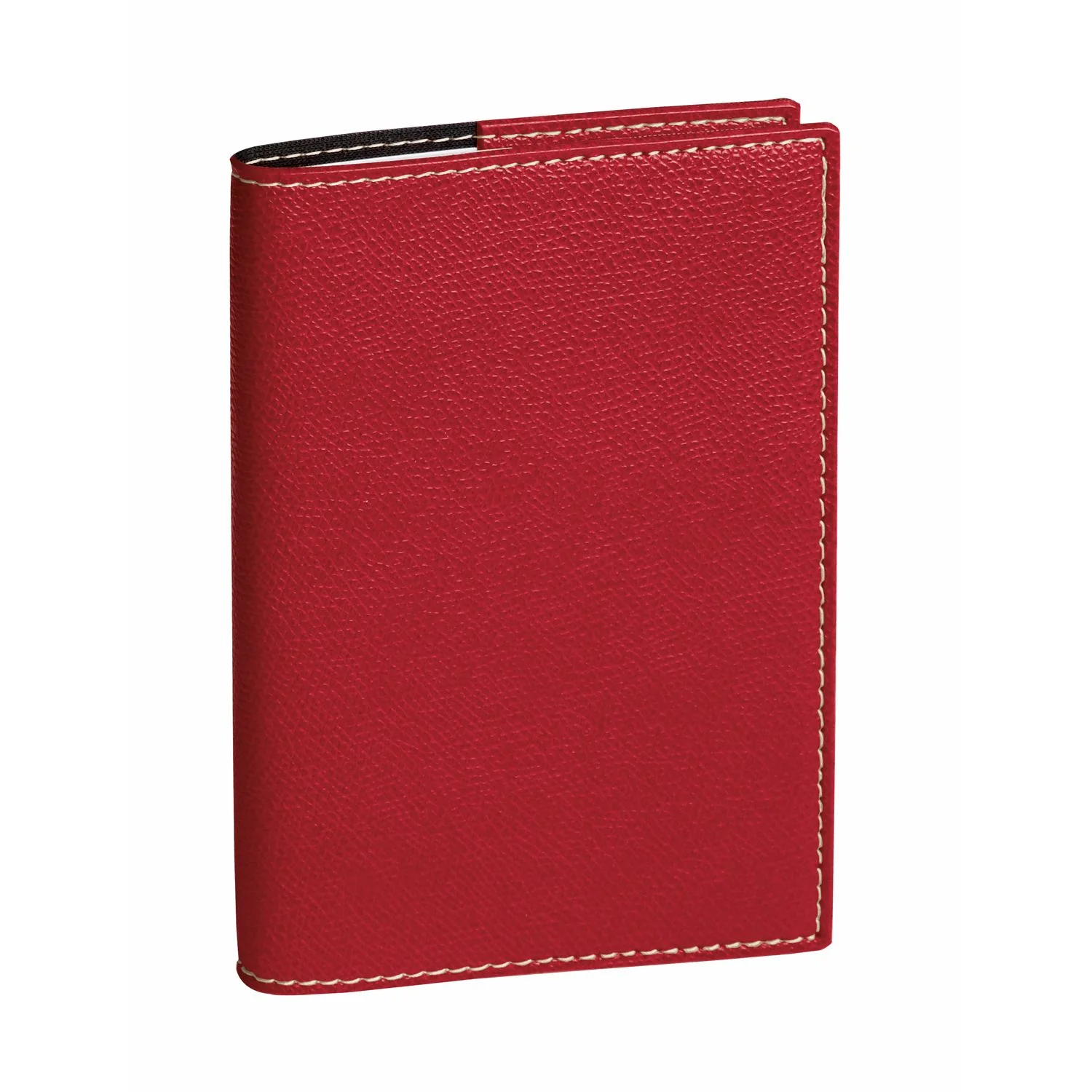 Agenda 2026 QUO VADIS Président S - 21 x 27 cm - 1 semaine sur 2 pages - Orientation verticale - Club rouge