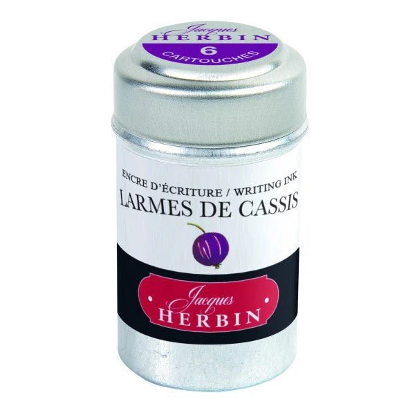 Cartouches d'encre JACQUES HERBIN - Larme de Cassis