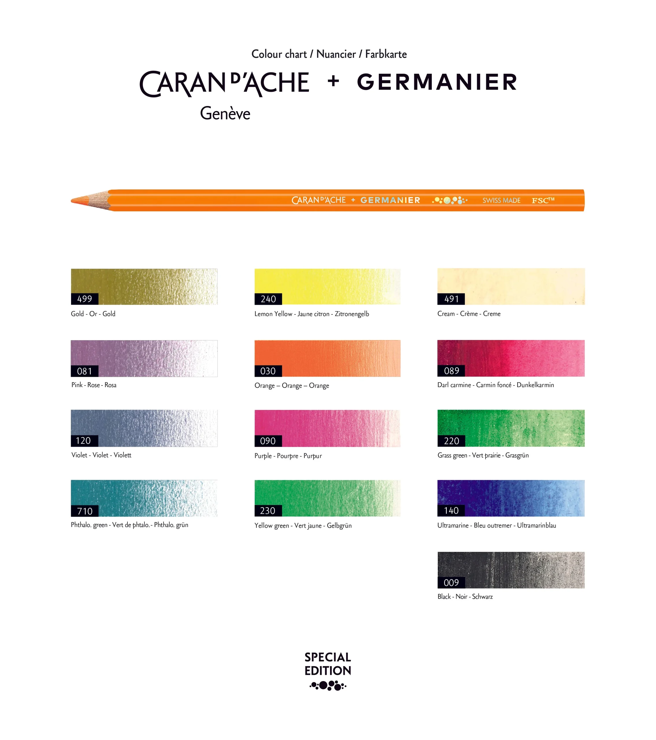 Set couleur GERMANIER Édition Spéciale - CARAN D'ACHE – Image 5